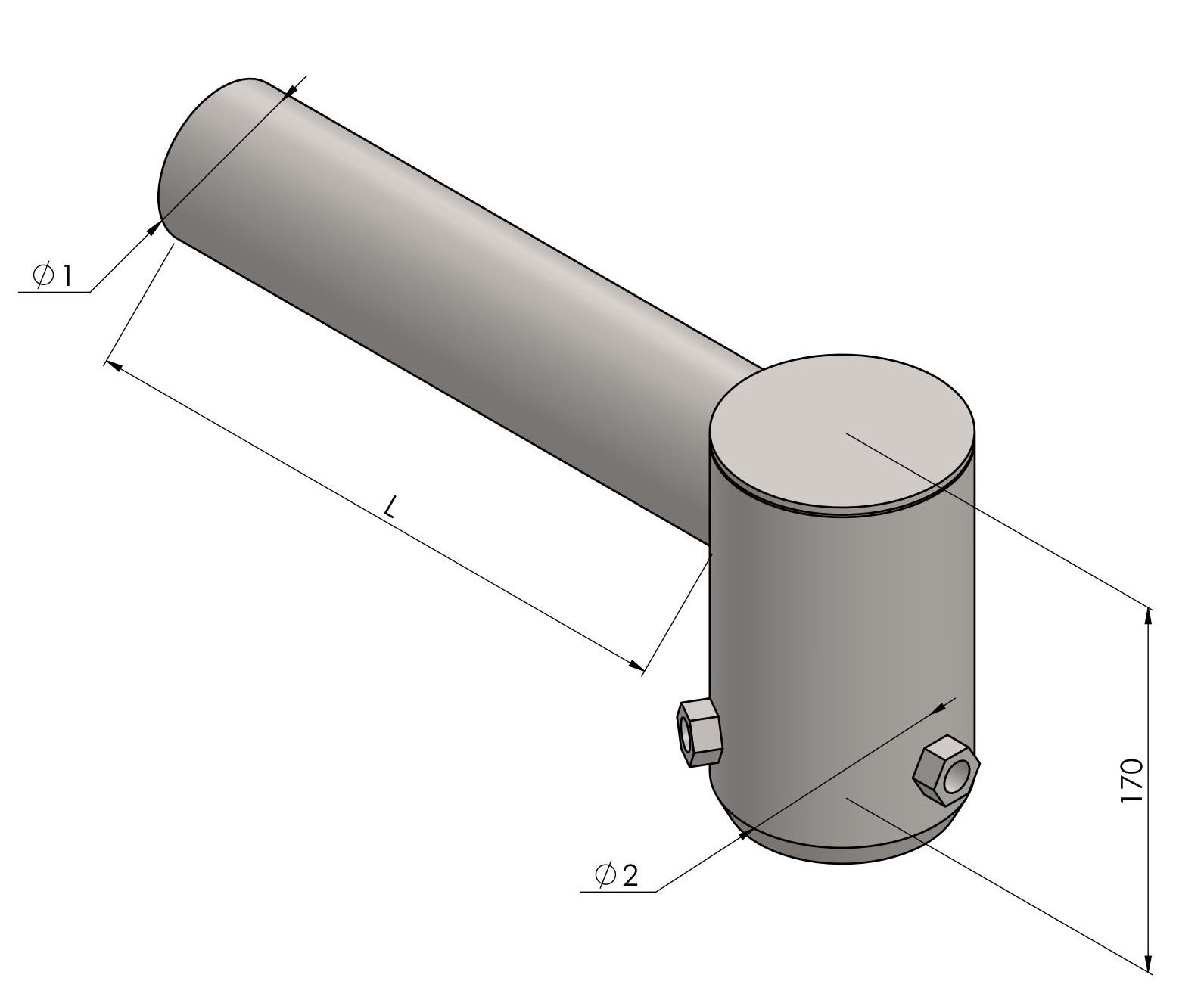 Nosac svjetiljke NL 89 60 1